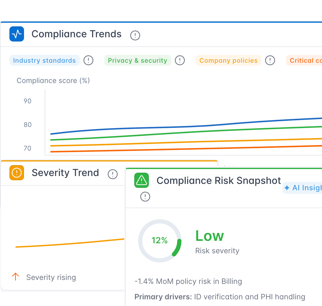 Quality and risk signals view